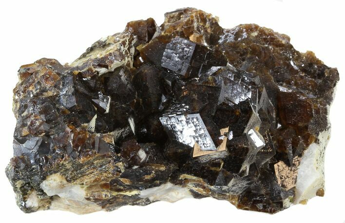 Garnet Cluster with Feldspar and Mica - Pakistan #38703